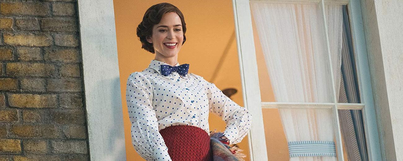 La actriz Emily Blunt interpreta a Mary Poppins en la nueva película de Disney. Foto: IMDb