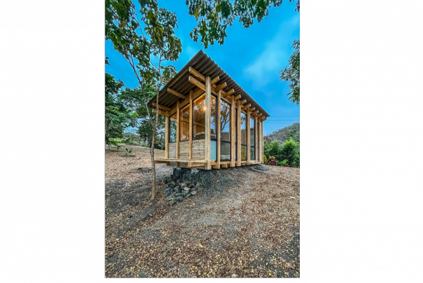 Al reservar, se encuentra Airbnb como Tiny House Jama Don Juan. Foto: Cortesía Daniel Varela