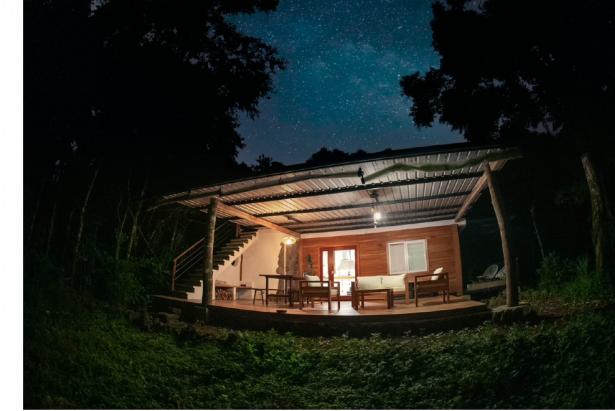 Se puede reservar en Airbnb, como ‘Tiny House’ en Santa Cruz. Foto: Cortesía Yogo Alvear