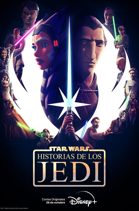‘Star Wars: Historias de los Jedi’ presentará las travesías de cada personaje en una galaxia muy lejana, el 26 de octubre. Foto: Twitter Disney+