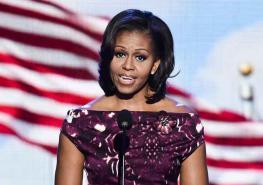 Michelle Obama en un discurso en el 2012. Foto: EFE